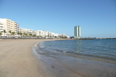 Playa del Reducto en Arrecife