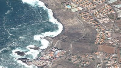 Vista aérea de El Rincón, Tacoronte