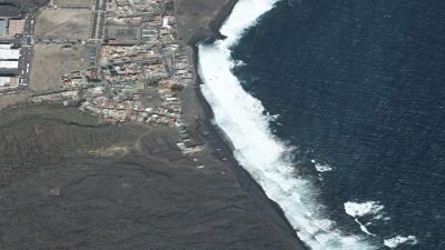 Vista aérea de El Socorro, Güímar
