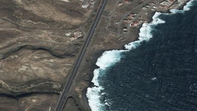 Vista aérea de El Sombrerito, Arico