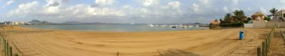 Playa del Vivero en Cartagena