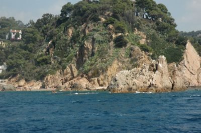 Playa de els Capellans en Blanes