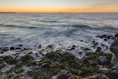 Playa de Entorno costero Grao Vell en Sagunto/Sagunt