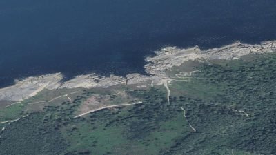 Vista aérea de Errota Sein, Hondarribia