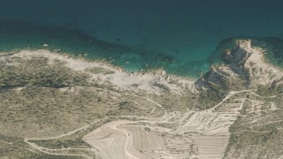 Vista aérea de Es Corral Fals, Banyalbufar
