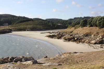 Playa de Espiñeirido en Muxía