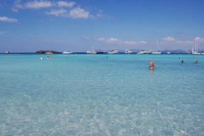 Playa de Estany d'Es Peix en Formentera