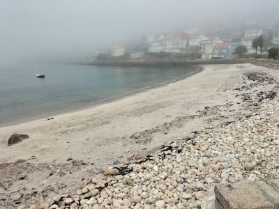 Playa de Ézaro en Dumbría