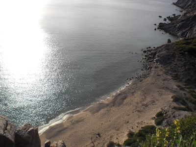Playa de Fatares en Cartagena
