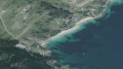 Vista aérea de Fogareiro, Muros
