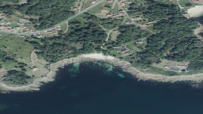 Vista aérea de Fontenla, Muros