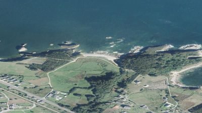 Vista aérea de Gralleira, Foz