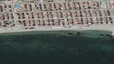 Vista aérea de Gran Playa, Santa Pola