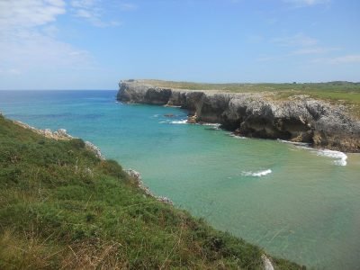 Playa de Guadamía en Ribadesella