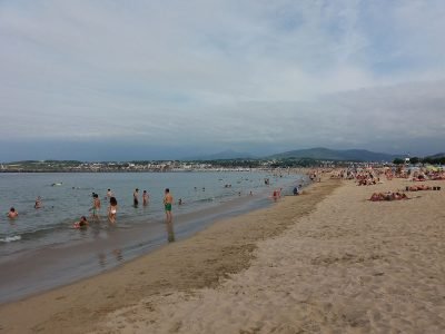 Playa de Hondarribia en Hondarribia