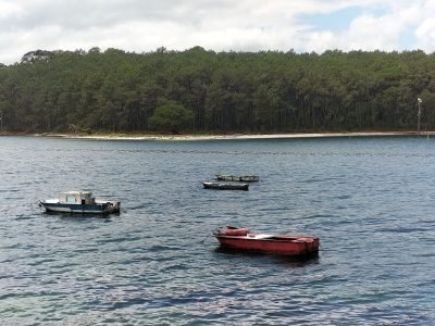Playa de Illa Cortegada en Vilagarcía de Arousa
