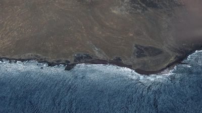 Vista aérea de Isla de la Alegranza, Teguise
