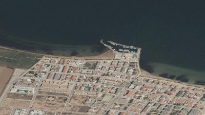 Vista aérea de Islas Menores, Cartagena