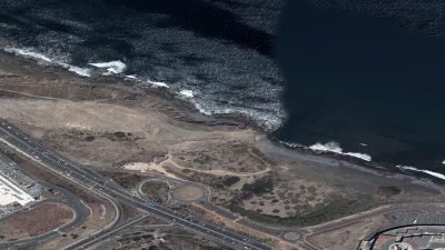 Vista aérea de Jinámar, Las Palmas de Gran Canaria