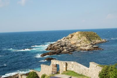 Playa de Kapelaundi en Hondarribia
