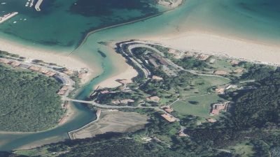 Vista aérea de Karraspio Txiki, Mendexa