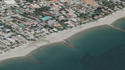 Vista aérea de L'Almadrava, Benicasim/Benicàssim