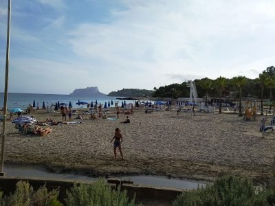 Playa de la Ampolla en Teulada