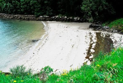 Playa de la Calera en Vilaboa