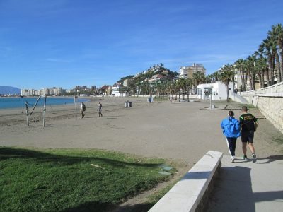 Playa de la Caleta en Málaga