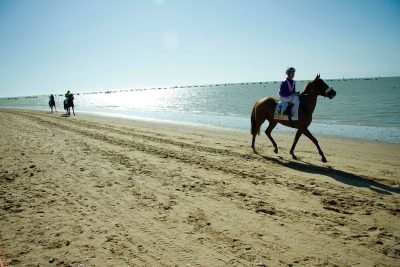 Playa de la Calzada en Sanlúcar de Barrameda
