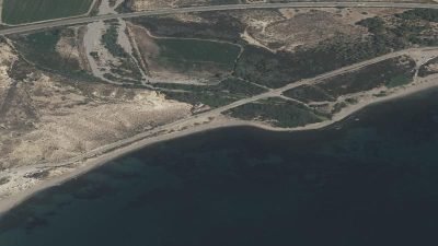 Vista aérea de La Carolina, Pulpí