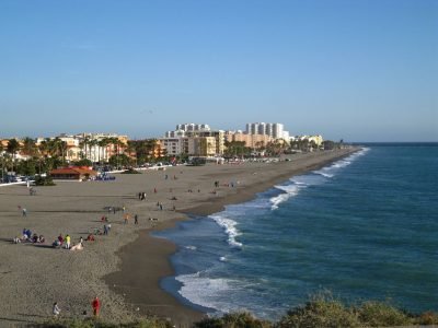 Playa de la Charca en Salobreña