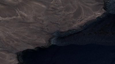 Vista aérea de La Colorada, Yaiza