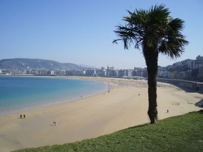 Playa de la Concha en Donostia/San Sebastián