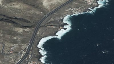 Vista aérea de La Enramada, Güímar