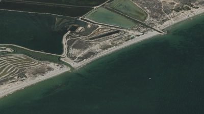 Vista aérea de La Gola, Santa Pola