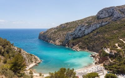 Playa de la Granadella en Jávea/Xàbia