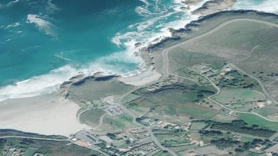 Vista aérea de La Hucha, Arteixo