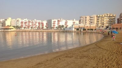 Playa de la Isla en Mazarrón