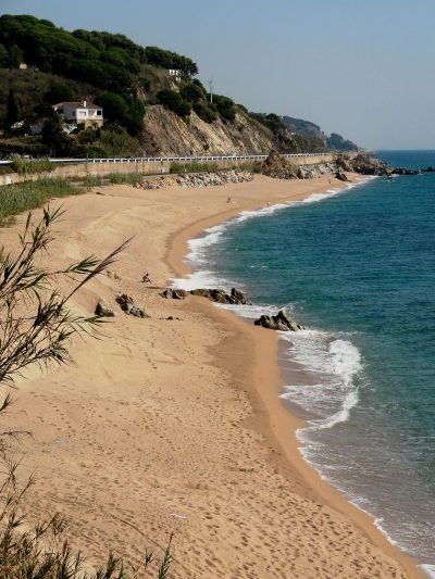 Playa de la Murtra en Sant Pol de Mar