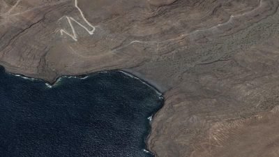 Vista aérea de La Negra, Alajeró