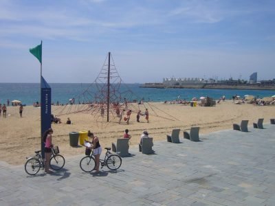 Playa de la Nova Icària en Barcelona