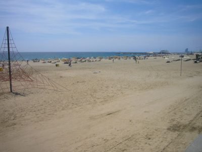 Playa de la Nova Mar Bella en Barcelona