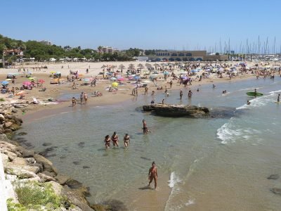 Playa de la Pelliseta en Roda de Barà