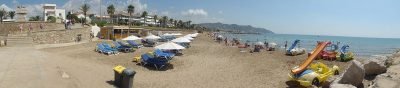 Playa de la Riera Xica en Sitges