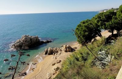 Playa de la Roca Grossa en Sant Pol de Mar