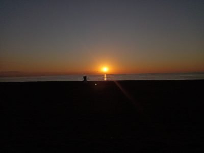 Playa de la Romanilla en Roquetas de Mar