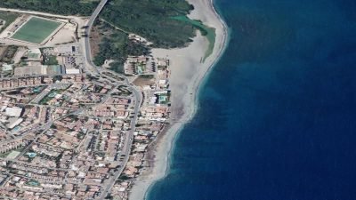 Vista aérea de La Rumina, Mojácar