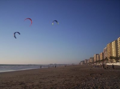Playa de la Victoria en Cádiz