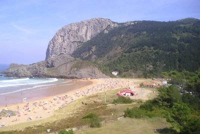 Playa de Laga en Ibarrangelu